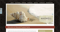 Desktop Screenshot of maxwellfuneralhome.com